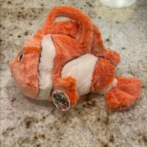 NWT Plushies Orange Plush Fish Toy